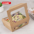 wholesale high quality cheap disposable paper fast food boxes packaging with window                        
                                                Quality Choice